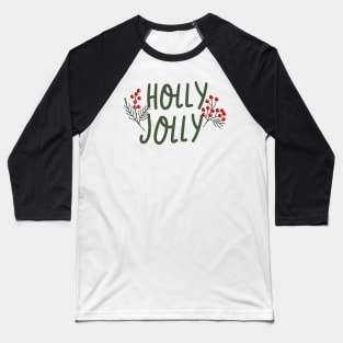 holly jolly Baseball T-Shirt